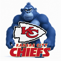 Kansas City Chiefs logo remixed with Lumpy