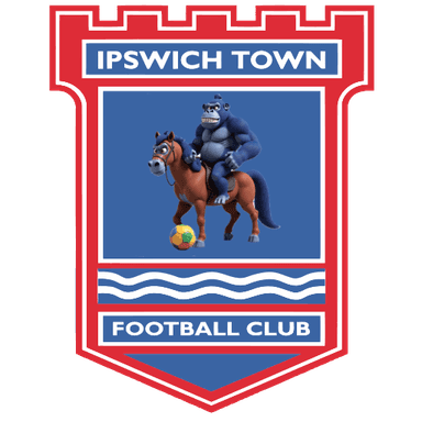 Ipswich Town crest remixed with Lumpy