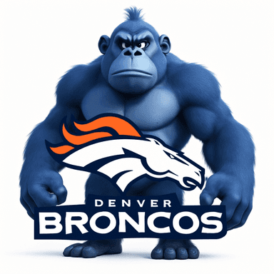 Denver Broncos logo remixed with Lumpy