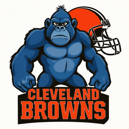 Cleveland Browns logo remixed with Lumpy