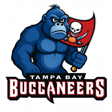 Tampa Bay Buccaneers logo remixed with Lumpy