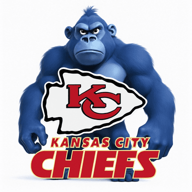 Kansas City Chiefs logo remixed with Lumpy