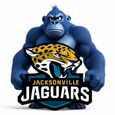 Jacksonville Jaguars logo remixed with Lumpy