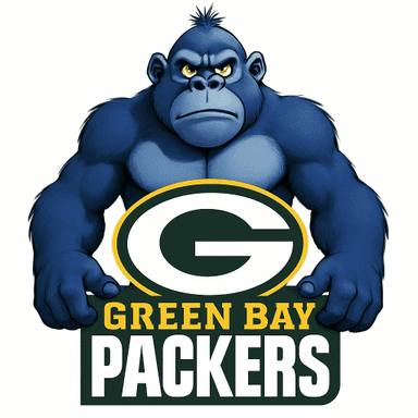 Green Bay Packers logo remixed with Lumpy