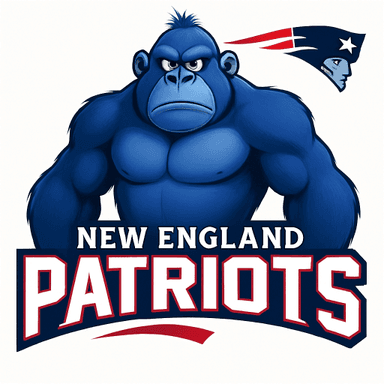 New England Patriots logo remixed with Lumpy