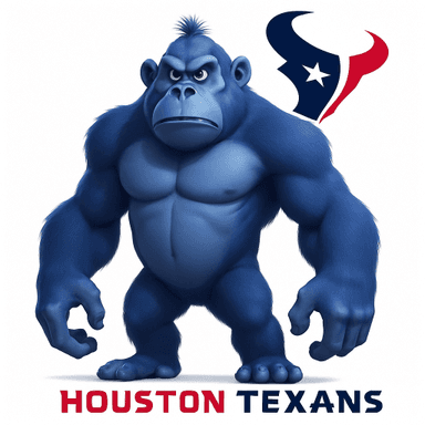 Houston Texans logo remixed with Lumpy