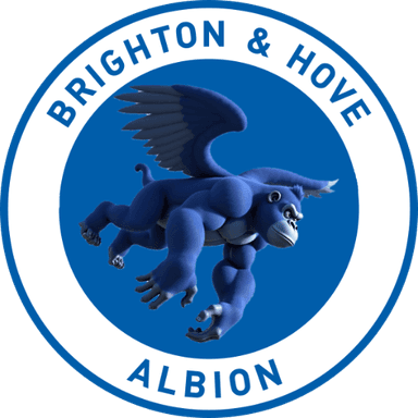 Brighton & Hove Albion crest remixed with Lumpy