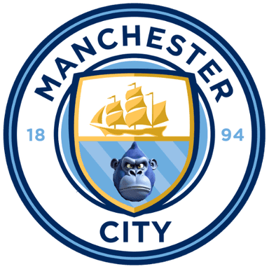 Manchester City crest remixed with Lumpy